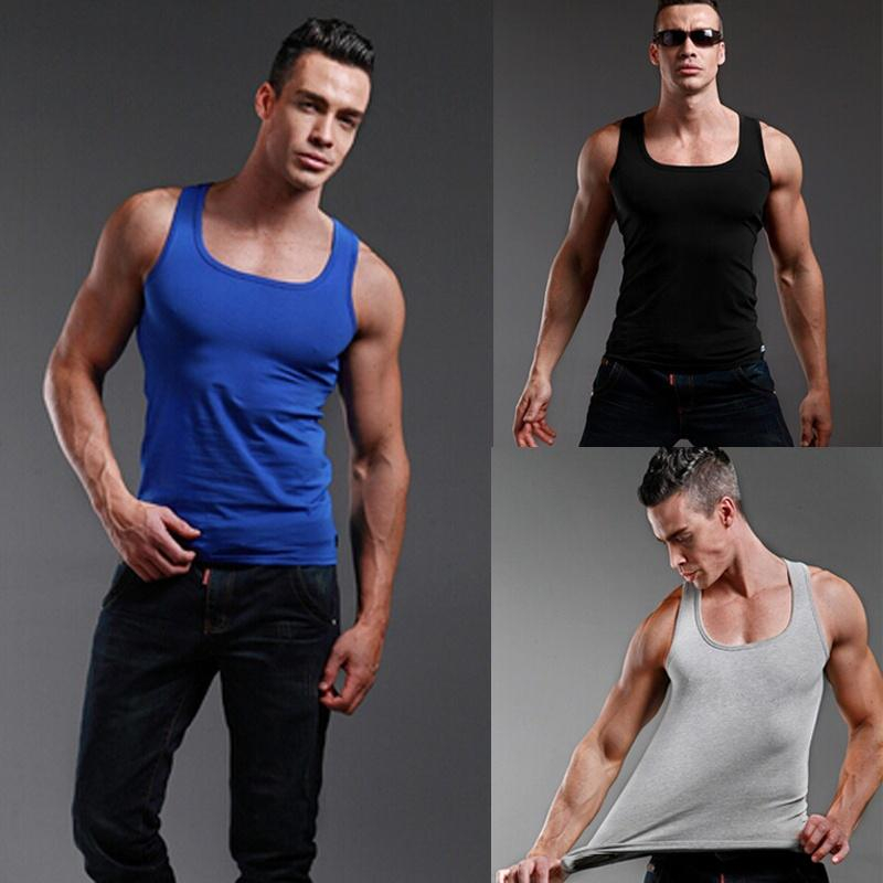 Crossfit Vest - Hommes sport gilet sans manches col