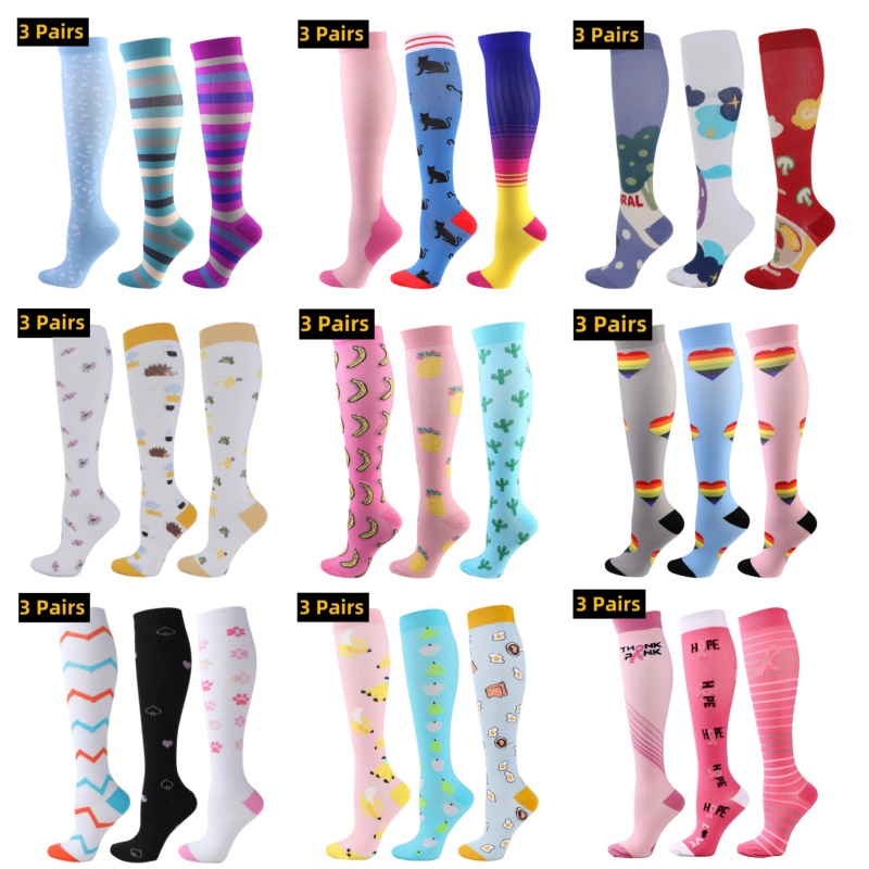 Crossfit Youtube - Chaussettes de compression hautes au genou