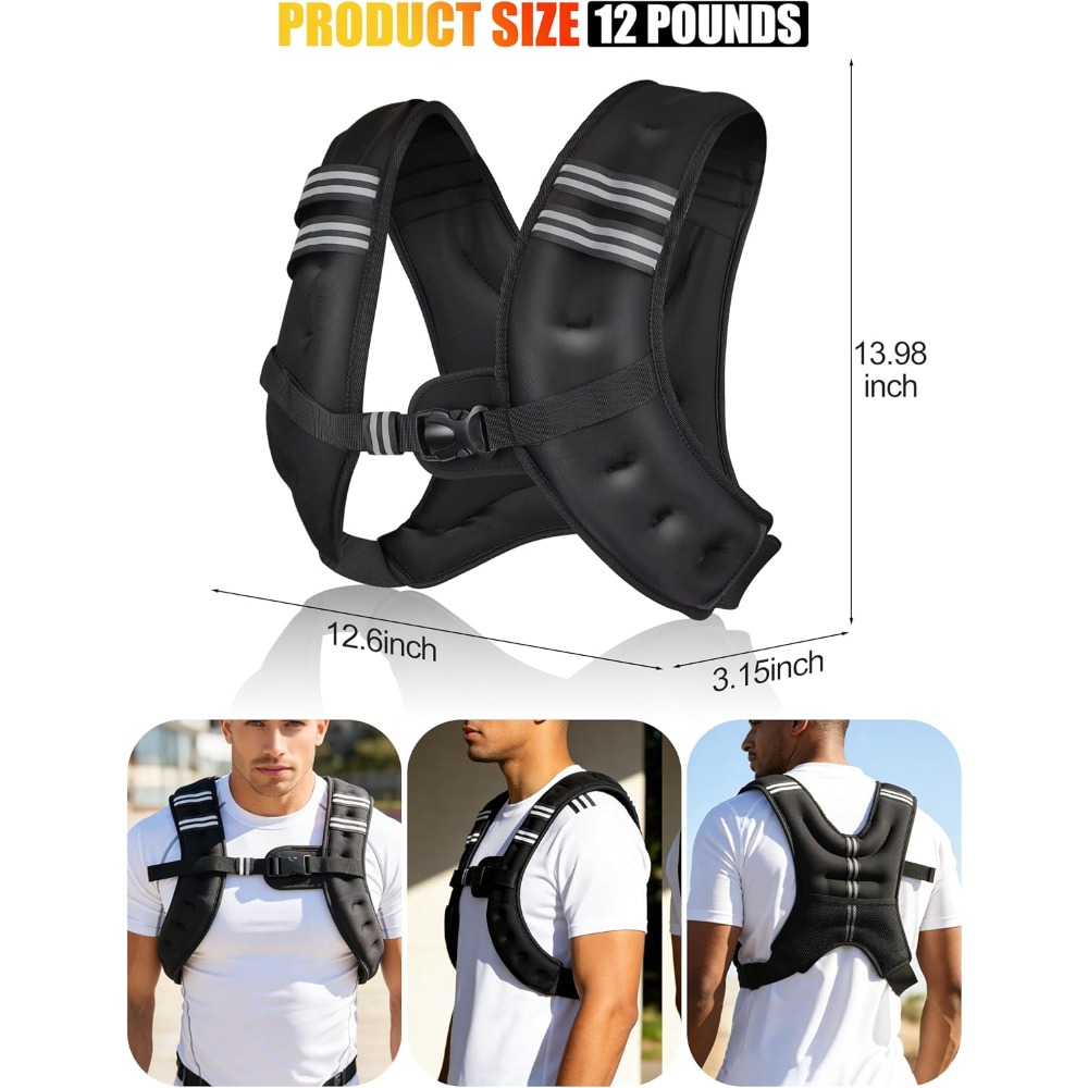 Gilet lesté de fitness pré-rem - Crossfit Vest avis et prix