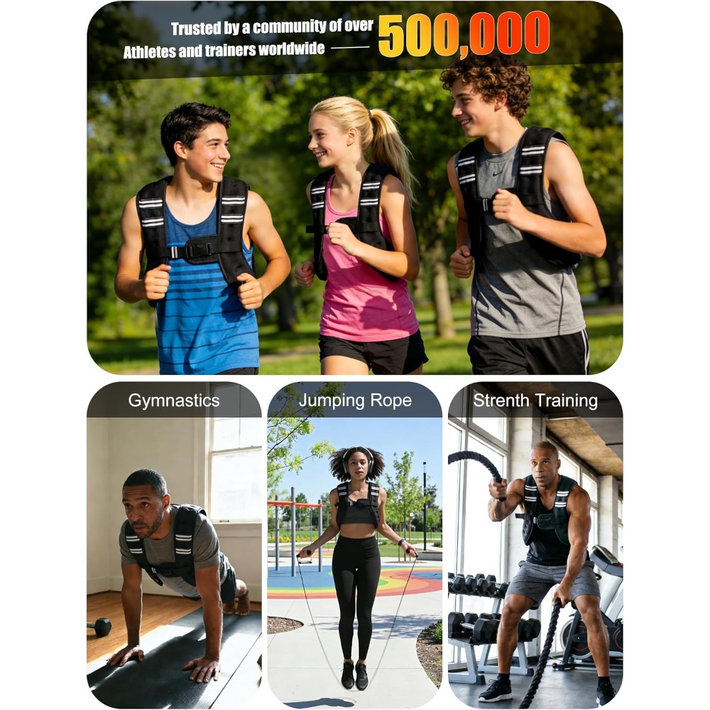 Gilet lesté de fitness pré-rem - Crossfit Vest avis et prix